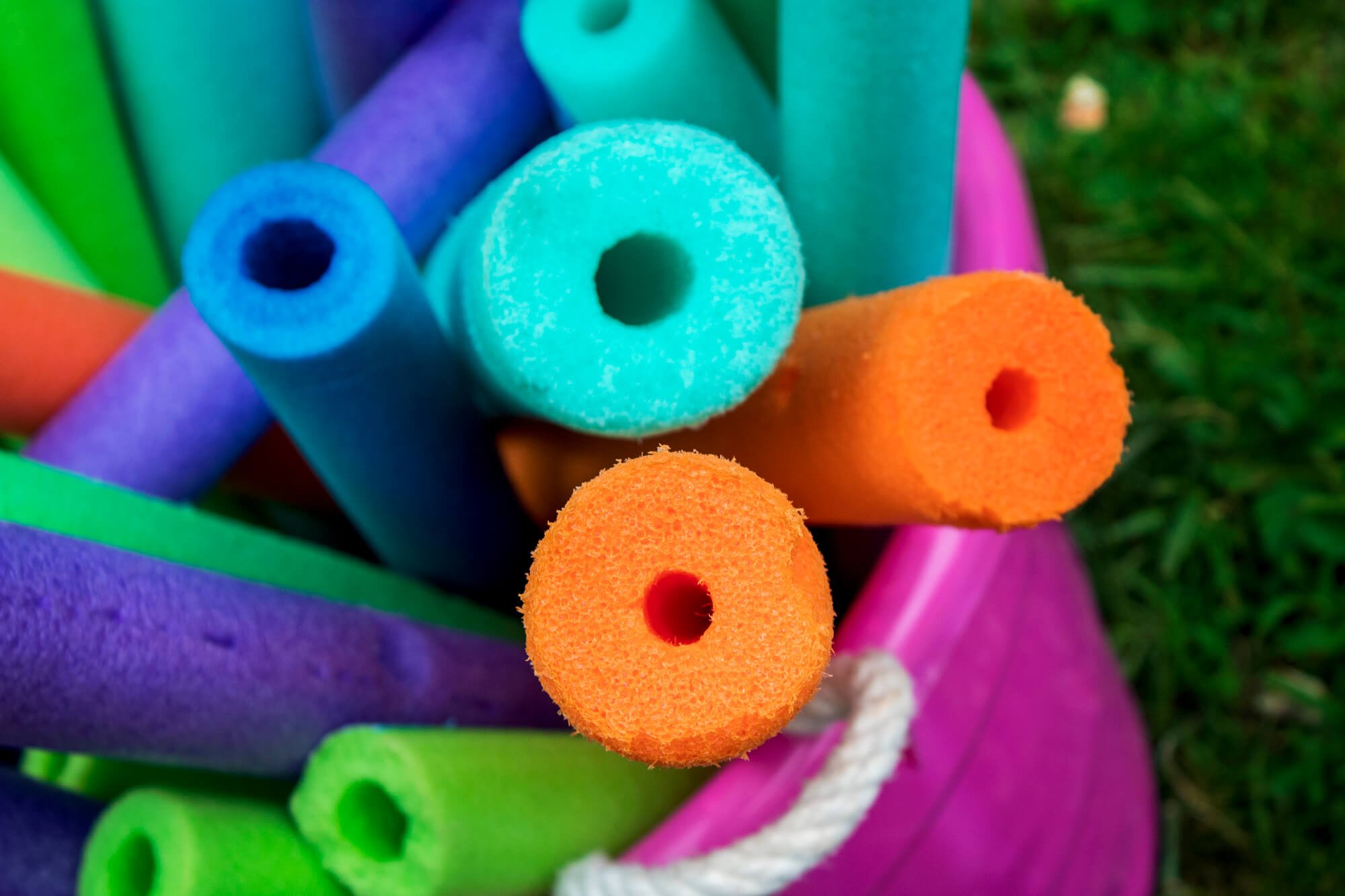 How to Recycle Foam Pool Noodles DIY Noodles