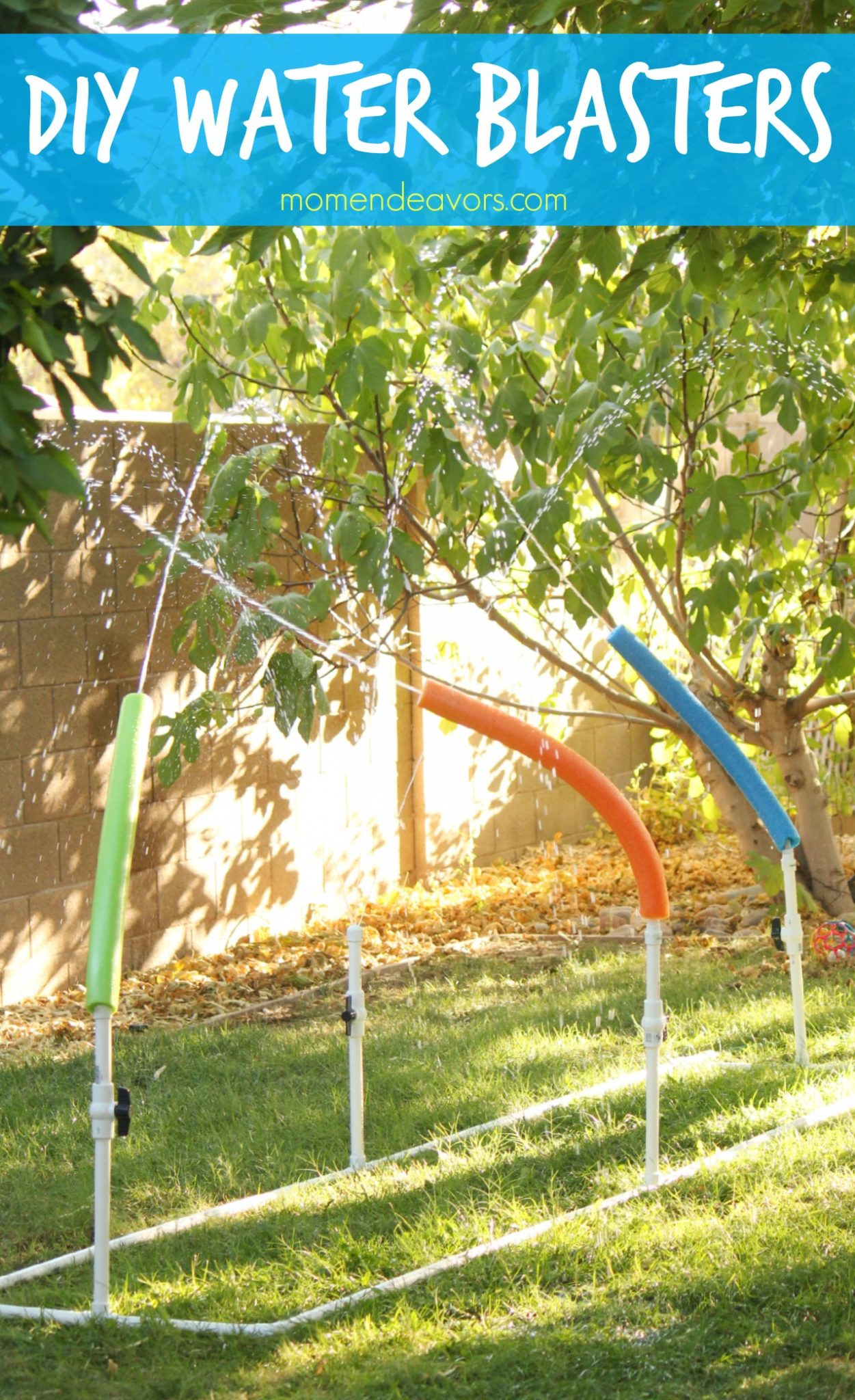 DIY Pool Noodle Sprinkler Create a TON of Summer Fun! DIY Noodles